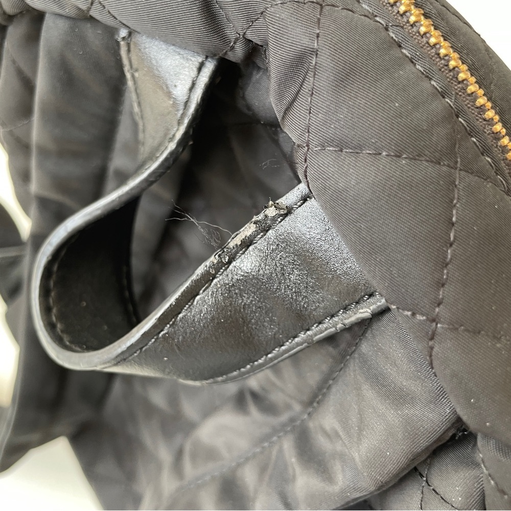 Tommy Hilfiger Black Quilted Mini Backpack - Picture 9 of 11